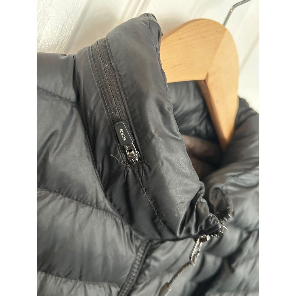 Tumi Black Packable Down Puffer Jacket Women Full… - image 8